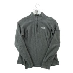 Second life - Bluza polarowa damska Polaire 1/4 zip - Jak nowy. Szare bluzy damskie The North Face, xs, bez wzorów, z polaru, eleganckie, bez ramiączek, bez kaptura. Za 143.46 zł.