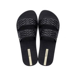 Klapki basenowe damskie Ipanema Renda II Fem. Czarne klapki damskie Ipanema, bez wzorów, z materiału, sportowe, bez obcasa, bez zapięcia. Za 173.00 zł.