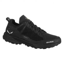 Buty trekkingowe damskie Salewa Pedroc Ptx. Czarne obuwie trekkingowe damskie Salewa, z materiału, bez zapięcia. Za 965.35 zł.