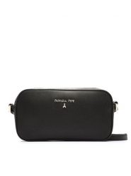 Patrizia Pepe Torebka 8B0152/L080-K103 Czarny. Czarne listonoszki damskie Patrizia Pepe, bez wzorów, ze skóry, bez dodatków. Za 599.99 zł.