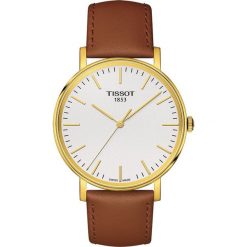 PROMOCJA ZEGAREK TISSOT Everytime T109.410.36.031.00. Białe zegarki męskie TISSOT, bez wzorów, ze stali. W wyprzedaży za 968.00 zł.