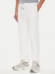 K-Way Spodnie dresowe Mickyel K51377W Biały Regular Fit. Białe spodnie sportowe męskie K-Way, m, bez wzorów, z bawełny. Za 389.99 zł.