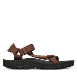 Sandały Teva. Brązowe sandały męskie Teva, bez wzorów, bez zapięcia. Za 249.99 zł.
