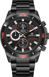 Zegarek Perfect ZEGAREK MĘSKI PERFECT CH02M - CHRONOGRAF (zp356i) + BOX. Zegarki męskie Perfect, bez wzorów. Za 139.99 zł.