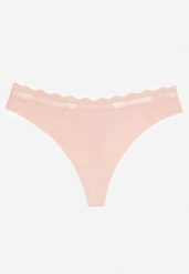 Różowe Bawełniane Majtki Stringi z Prążkowanego Materiału Sesivia. Czerwone majtki damskie Born2be, z bawełny. Za 4.99 zł.