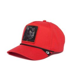 Czapka z daszkiem Goorin Bros. Black Panther 100 Red 101-1108. Czerwone czapki damskie Goorin Bros, bez wzorów. Za 169.00 zł.