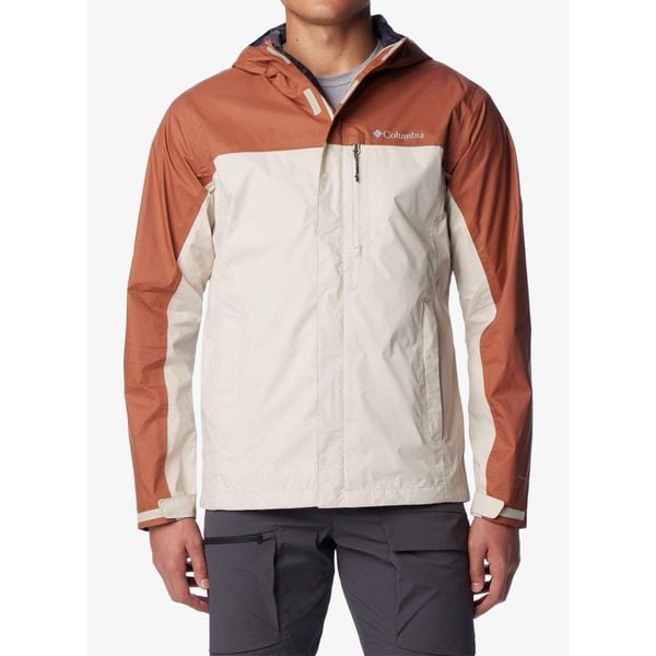 Kurtka z membraną męska Columbia Pouring Adventure II Jacket. Białe kurtki męskie Columbia, m, bez wzorów, sportowe, bez kaptura. Za 277.99 zł.