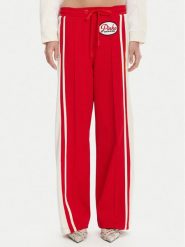 PINKO Spodnie dresowe Jacob 105272 A2MD Czerwony Relaxed Fit. Czerwone spodnie dresowe damskie Pinko, bez wzorów, z bawełny. Za 769.99 zł.