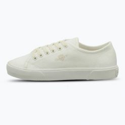Trampki damskie GANT Zoewill. Białe trampki i tenisówki damskie GANT, bez wzorów, z gumy, bez zapięcia. Za 239.99 zł.