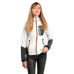 Kurtka Ocieplana Damska Dahlgren. Szare kurtki sportowe damskie Icepeak, bez wzorów, z puchu, bez ramiączek, bez kaptura, trekkingowe. Za 814.99 zł.