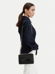 Just Cavalli Torebka 80RA4BBA ZS766 Czarny. Czarne torebki wizytowe damskie Just Cavalli, bez wzorów, ze skóry, bez dodatków. Za 816.99 zł.