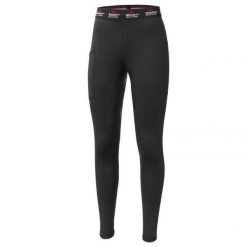 Legginsy do jazdy konnej damskie Start Colchester elastyczne, z pełnym lejem. Czarne legginsy damskie START, bez wzorów. Za 202.99 zł.