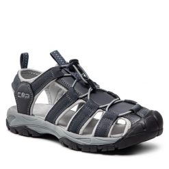 Sandały CMP. Szare buty zimowe męskie CMP, bez wzorów, sportowe, bez zapięcia. Za 179.99 zł.