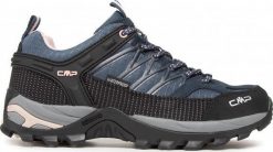 Buty trekkingowe damskie CMP Rigel Low Wmn Trekking Shoe Wp Asphalt-Antracite-Rose r. 37. Czerwone obuwie trekkingowe damskie CMP, bez zapięcia. Za 339.98 zł.