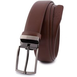 Pasek skórzany BELTIMORE r.120-135 cm E37 brązowy. Brązowe paski męskie . Za 65.99 zł.