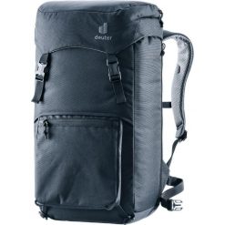 Plecak na laptopa Deuter Walker 24 - black/black. Czarne plecaki męskie Deuter, bez wzorów, z materiału. Za 379.99 zł.