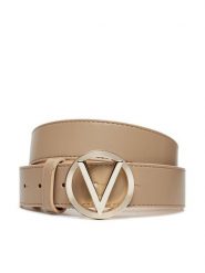 Valentino Pasek Damski Hampton VCS7VQ03NAP Beżowy. Brązowe paski damskie Valentino, bez wzorów, ze skóry. Za 159.99 zł.