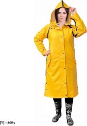 R.E.I.S. PPDPU-LADY - Płaszcz przeciwdeszczowy damski z kapturem, 65% PU/PCV, 35% podszewka 100% poliester typu tafta 210T S. Płaszcze damskie R.E.I.S., s, bez wzorów, z poliesteru, bez kołnierzyka, z kapturem. Za 157.92 zł.