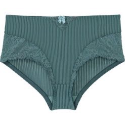 Figi wyszczuplające bonprix matowy kobaltowy. Zielone majtki damskie bonprix, z koronki. Za 21.99 zł.