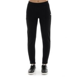 Bluza z bawełna z kieszenie na co dzień na siłownię. Czarne bluzy damskie LEONE 1947 APPAREL, bez wzorów, z bawełny, sportowe. W wyprzedaży za 136.83 zł.