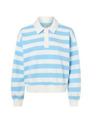 Levi's Bluza Kobiety Bawełna niebieski, L. Niebieskie bluzy damskie Levi's®, l, bez wzorów, z bawełny, bez ramiączek, bez kaptura. Za 379.95 zł.