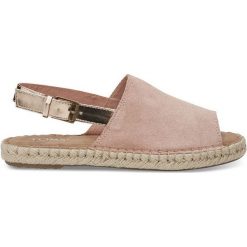 Toms Sandały damskie Bloom Suede / Rose Gold Specchio Clara (rozmiar 36). Czerwone sandały damskie Toms, bez wzorów, z gumy, bez obcasa, bez zapięcia. W wyprzedaży za 232.00 zł.