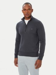 BOSS Sweter Kanobix 50527585 Granatowy Regular Fit. Niebieskie swetry męskie Boss, l, bez wzorów, z bawełny, bez kołnierzyka, bez ramiączek. Za 629.99 zł.