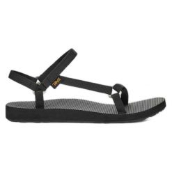 Sandały turystyczne damskie Teva Original Universal Slim. Czarne sandały damskie Teva, bez wzorów, bez obcasa, bez zapięcia. Za 235.99 zł.