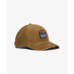 Damska czapka typu trucker Superdry. Brązowe czapki damskie Superdry, bez wzorów. Za 149.95 zł.