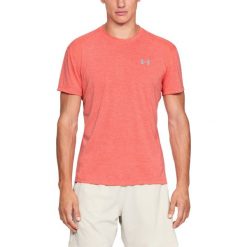 Under Armour Streaker Twist Koszulka Pomarańczowy. Brązowe t-shirty męskie Under Armour, s, bez wzorów, z elastanu, bez kołnierzyka, bez ramiączek. Za 188.95 zł.