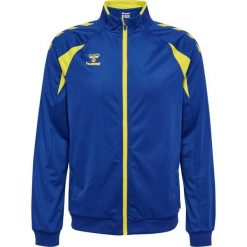 Kurtka z dresu Hummel Core 2.0. Niebieskie kurtki męskie Hummel, bez wzorów, z dresówki, sportowe, bez kaptura. Za 223.50 zł.