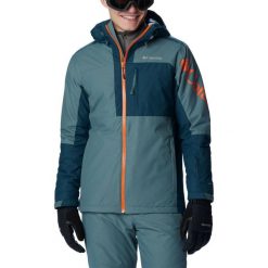 Płaska kurtka męska Columbia Timberturner II. Zielone kurtki sportowe męskie Columbia, m, bez wzorów, bez kaptura, narciarskie. Za 999.00 zł.