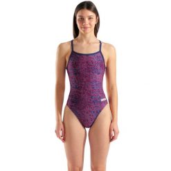Strój Kąpielowy Damski Arena Snakeskin Swimsuit Challengeback. Niebieskie stroje kąpielowe damskie ARENA, s, bez wzorów, z materiału. Za 259.99 zł.