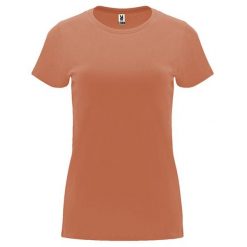 Koszulka Capri Dla Kobiet. Brązowe bluzki damskie ROLY, bez wzorów, sportowe, bez kołnierzyka, bez ramiączek. Za 34.99 zł.