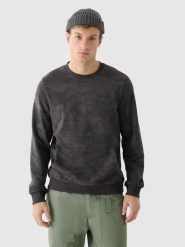 4F Bluza dresowa nierozpinana bez kaptura męska - szara XL. Szare bluzy sportowe męskie 4F, m, bez wzorów, z bawełny, bez kaptura. W wyprzedaży za 79.99 zł.