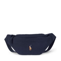 Saszetka nerka Polo Ralph Lauren. Niebieskie saszetki i nerki męskie Polo Ralph Lauren, bez wzorów. Za 299.99 zł.