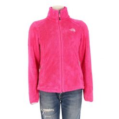Second life - Kurtka polarowa dla kobiet TNF Osito - Jak nowy. Czerwone kurtki sportowe damskie The North Face, na zimę, m, bez wzorów, z materiału, bez ramiączek, bez kaptura, trekkingowe. Za 211.46 zł.