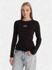 Guess Jeans T-Shirt W6RP21 KA0H1 Różowy Slim Fit. Czerwone t-shirty damskie Guess Jeans, xs, z aplikacjami, z bawełny, bez kołnierzyka, bez ramiączek. Za 159.99 zł.