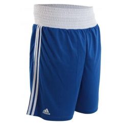 Szorty adidas Aiba. Niebieskie szorty damskie Adidas, bez wzorów, sportowe. Za 149.50 zł.