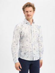 JOOP! Koszula z zawartością lnu - Pai Mężczyźni Slim Fit Bawełna szary, 42. Szare koszule męskie JOOP!, m, bez wzorów, z bawełny, eleganckie, bez kołnierzyka, bez ramiączek. Za 479.95 zł.