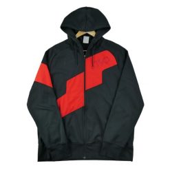 Second life - Męska czarna kurtka do dresu - Stan dobry. Czarne kurtki męskie Nike, m, bez wzorów, z dresówki, casualowe, bez kaptura. Za 97.25 zł.