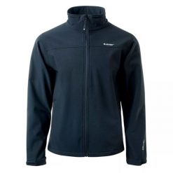 Kurtka męska Softshell Hi-Tec Lingen - czarna, Rozmiar XXL. Czarne kurtki męskie Hi-tec, m, bez wzorów, z materiału, bez kaptura. Za 144.99 zł.