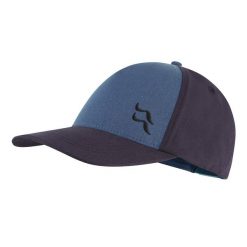 Czapka z daszkiem Rab Calet Embroidery Cap. Niebieskie czapki damskie RAB, bez wzorów, sportowe. Za 119.99 zł.