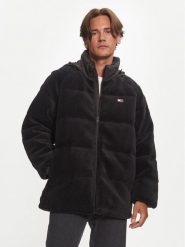 Tommy Jeans Kurtka zimowa DM0DM19638 Czarny Regular Fit. Czarne kurtki męskie Tommy Jeans, na zimę, m, bez wzorów, z jeansu, bez kaptura. Za 689.99 zł.