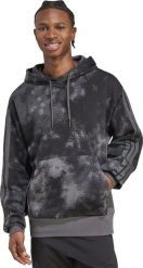 Adidas Bluza męska adidas Sea AOP Hoodie grafitowa JW3709 XS. Niebieskie bluzy sportowe męskie Adidas, m, bez wzorów, bez kaptura. Za 322.40 zł.