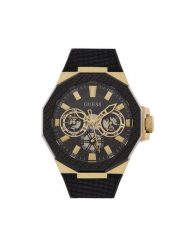 Guess Zegarek Indy GW0853G2 Czarny. Czarne, analogowe zegarki męskie Guess, z aplikacjami, z tworzywa sztucznego. Za 679.99 zł.