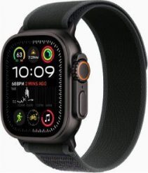 Smartwatch Apple Watch Ultra 2 GPS + Cellular 49mm Black Titanium Case Trail Loop M/L Czarny (MX4V3EL/A). Czarne zegarki smartwatch Apple, bez wzorów. Za 4,147.09 zł.