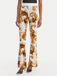 Versace Jeans Couture Legginsy 80HAC107 JS533 Biały Flare Fit. Białe legginsy damskie Versace Jeans Couture, bez wzorów, z jeansu. Za 1,069.00 zł.