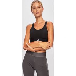 Adidas Performance - Biustonosz sportowy. Czarne bielizna sportowa damska adidas Performance, s, bez wzorów, z elastanu, climalite (adidas). Za 99.90 zł.