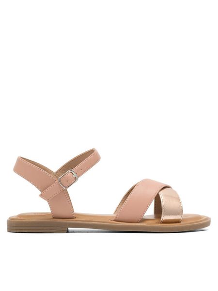 Clara Barson Sandały FREYDIS WS5100-19A Różowy. Czerwone sandały damskie Clara Barson, bez wzorów, z syntetyku, bez obcasa, na płaskiej podeszwie, bez zapięcia. Za 79.99 zł.